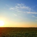 노을빛 풍경 이미지