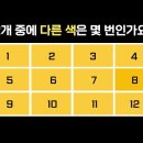 당신의 안구 나이는 몇 살일까요? 색감 시력테스트 이미지