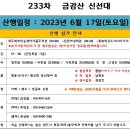 6월(셋째주) - 제233차 &#34;고성 금강산(북설악) 신선대(645m)&#34; 트레킹 이미지