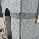 청라자이아파트 정문 앞 | 회사 정문 깨진 문주 외벽 대리석 교체 복원 수리 후기