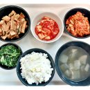 4월 9일 바른 식단 ＜김치참치볶음, 닭갈비야채볶음, 소불고기야채볶음, 두부새우젓국 외＞ 이미지