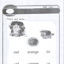 알파벳 O - Trace and write 이미지