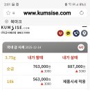 [금시세닷컴] 살때와 팔때 가격이 1달 반 조정받았다가 계속 야금야금 오르네요 이미지