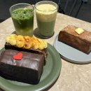 황금토스트 | 구월동 카페 추천 마호가니 말차 음료, 황금토스트 후기