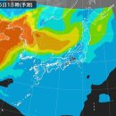 오늘 중국대륙이랑 이어진 미세먼지 덩어리 위성사진.... 이미지