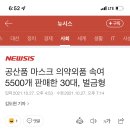 공산품 마스크 의약외품 속여 5500개 판매한 30대, 벌금형 이미지