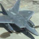 미 공군 스텔스 전투기 F-22 이미지