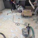 파주힐스테이트 1차 113동 앞 | 바닥타일시공전문 에코타일 안성 효성해링턴플레이스진사 신축아파트 거실 포세린타일 시공 후기