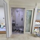 현대아파트 앞 | 인천 현대아파트 중문 시공 후기｜반자동 초슬림 3연동 브론즈유리 시공사례