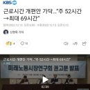 근로시간 개편안 가닥…“주 52시간→최대 69시간” 이미지