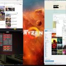 일상＞＞ 사용중인 Ryzen5 1600x 서밋릿지(1세대) CPU 데탑 이미지