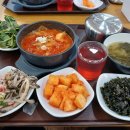 닭김치찌게,버섯볶음,김자반, 아욱국, 이미지