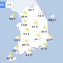 [내일 날씨] 전국 흐리고 한때 `비` 기온 낮아 `쌀쌀` (+날씨온도) 이미지