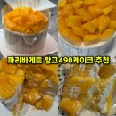파리바게트분당 | 파리바게트 망고490케이크 후기 망고가 진짜 가득