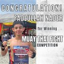 Fadlullah Nader for Winning Muay Thai Fight Competition 이미지