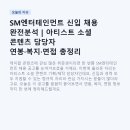 소셜디자인플랫폼 | SM엔터테인먼트 신입 채용 완전분석 | 아티스트 소셜 콘텐츠 담당자 연봉·복지·면접 총정리