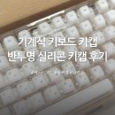 퍼플체리네일 | 기계식키보드 키캡추천 반투명 실리콘 키캡 장단점 풀배열 타건음