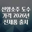 정산백화점마트(환희유통) | 선양소주 도수 가격 2026년 신제품 출시