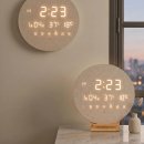 모던29 | 오아 무선 모던 LED 시계 설치 후기 신혼집 인테리어 집들이 선물로도 좋은 원형 LED 무소음 벽걸이 시계