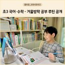일놀이공부학교 | 초등학교겨울방학 공부계획 초3수학·국어 인강 후기