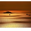 노을과 바다 이미지