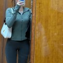 6DECO | [룰루레몬] 디파인 크롭 후드 재킷 Nulu - Palm Deco 색상, 사이즈 6