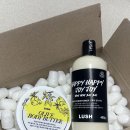 해피헤어 | 러쉬 세일에 산 헤어 컨디셔너 해피해피조이조이, 러쉬 올리브 바디 버터 후기