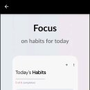 습관앱 1vs2 뭐가 더 편하고 보기 좋을까요? 이미지