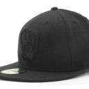 Milwaukee Brewers New Era "Black on Black Fashion" 이미지