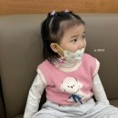 밀리밤 &amp; 코코리따 유아니트조끼 110사이즈 / 유아가을겨울조끼 등원룩