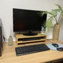 데스크프렌즈 | 컴퓨터 모니터 2단 우드 받침대 거북목 데스크추천 마스프렌즈