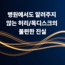 [성남 모란 피티] 병원에서도 알려주지 않는 허리, 목 디스크의 불편한 진실