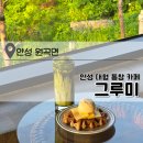 그루미네 | 안성 카페 추천 디저트 맛집 통창뷰의 장점을 잘 살린 그루미 방문 후기