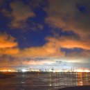 노을과 바다 이미지