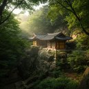 정밀화와 수채화 | 전남 화순 깊은 산중턱, 무더위도 잊게 하는 숨은 절 하나 &#39;규봉암&#39;이 있다.