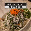 cu원주단계한남점 | 원주 막회 맛집 단계동 포장마차 거꾸잽이 초장집