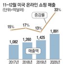 코로나가 바꾼 美`블프`…매장 안가고 온라인서 하루 10조원 쇼핑 이미지