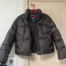 다운초등학교 | [내돈내산] 키작녀 정착! 한소희 패딩 휠라 플로우 다운 25FW 초코 후기 (사이즈/기장/디테일) 착샷포함