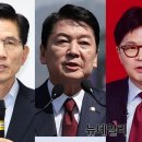 [류근일 칼럼 : 국민의힘,역시 아리송해] 뭐가 주류? 김문수-홍준표 우파적 성향? 한동훈-안철수 중간파 면모? 이미지