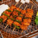 숯불에 구운 닭갈비 이미지