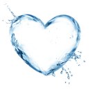 Woter heart 이미지