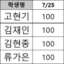 7월 25일 (목) 4회차 수업 공지 이미지