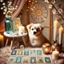 선녀와 강아지 이미지