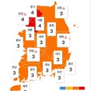 21년 10월 14일(목) <b>지역별</b><b>거리</b><b>두기</b> 단계<b>현황</b> 및 3단계,4단계