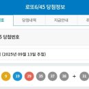 제 1189회차 로또 1등 당첨번호 이미지