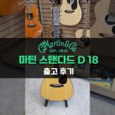 통기타 고급 | 마틴 어쿠스틱 통기타 스탠다드 D-18 출고후기 - [Martin Standard D-18]