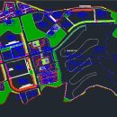 청북지구 획지 및 건축물에 관한 지구단위 계획 결정도(CAD) 이미지