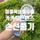 여름 육아필수품 카카오 선풍기, 카카오프렌즈 휴대용 냉각 손선풍기 추천
