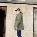 온리독 | 타오바오 구매 후기 브론슨 폴라 다운파카 올리브(bronson)