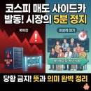 자동우량경보 | 코스피 매도 사이드카 발동 기준 뜻 의미 쉽게 정리해 본 후기